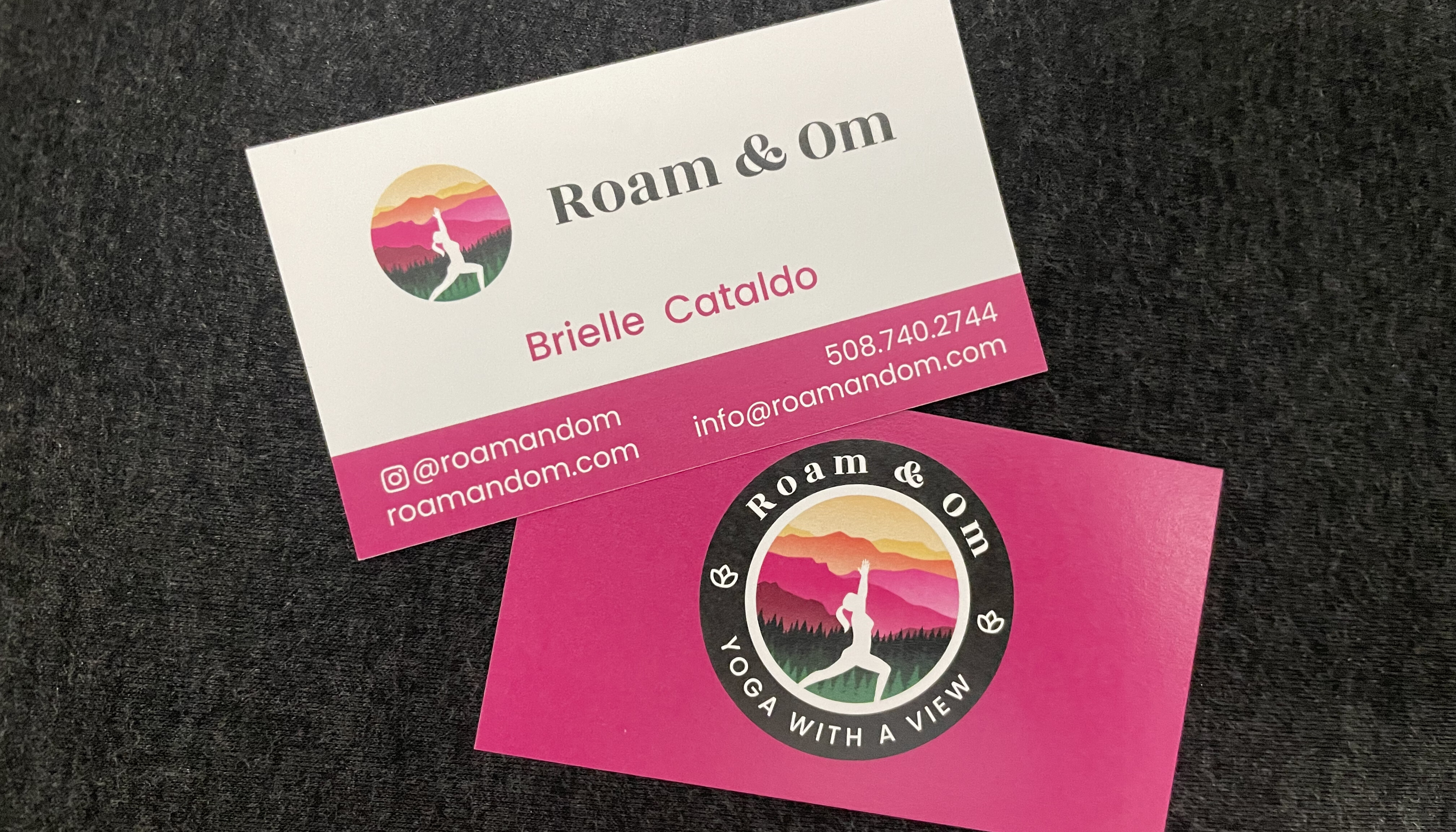 Business Cards for Roam & Om